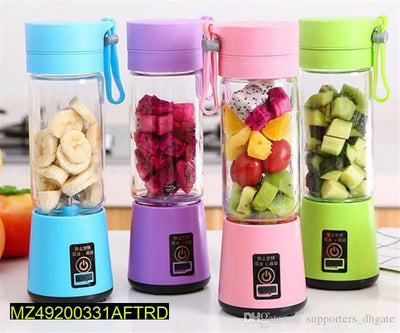 Portable Blender USB Mixer Electric Juicer Machine 6 Blade Smoothie Blender